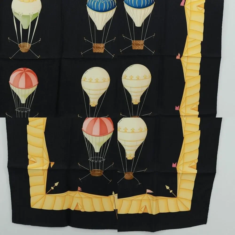 Bvlgari Silk Scarf Black